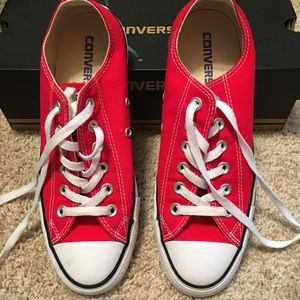 Like new Converse Chuck Taylors-Red